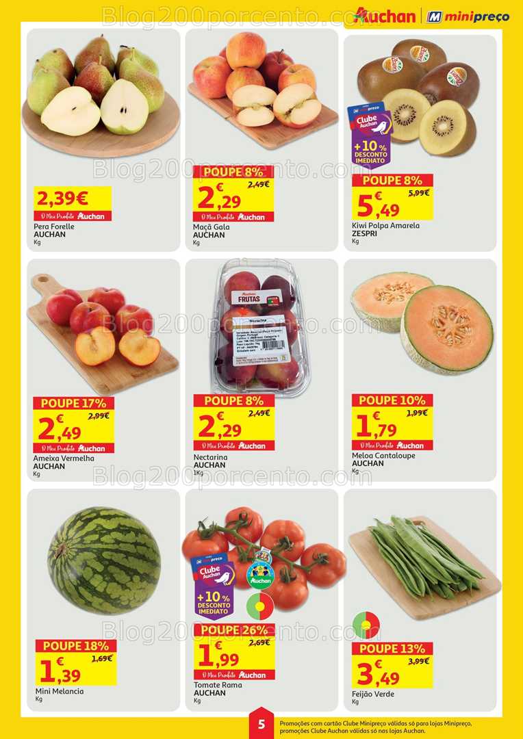Antevisão Folheto AUCHAN Promoções de 3 a 9 julho all