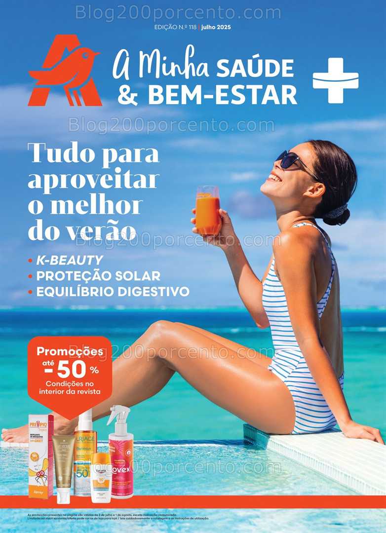 Antevisão Folheto AUCHAN Saúde e Bem-Estar Promoções de 2 julho a 1 agosto all