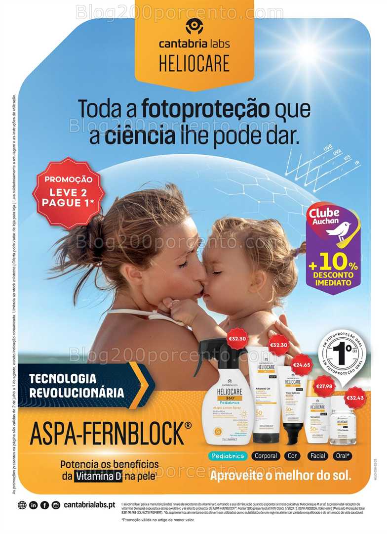Antevisão Folheto AUCHAN Saúde e Bem-Estar Promoções de 2 julho a 1 agosto all