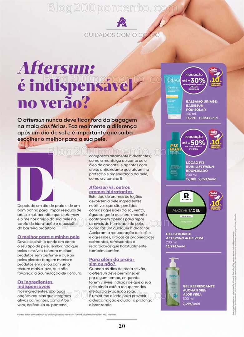 Antevisão Folheto AUCHAN Saúde e Bem-Estar Promoções de 2 julho a 1 agosto all