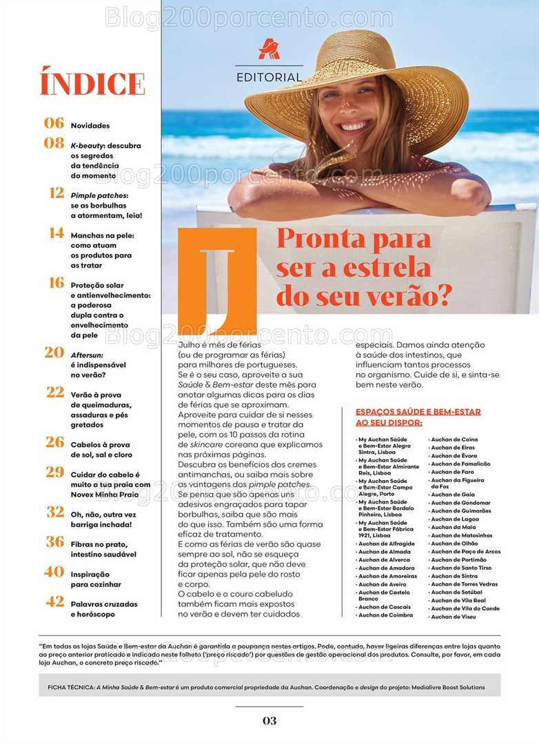 Antevisão Folheto AUCHAN Saúde e Bem-Estar Promoções de 2 julho a 1 agosto all