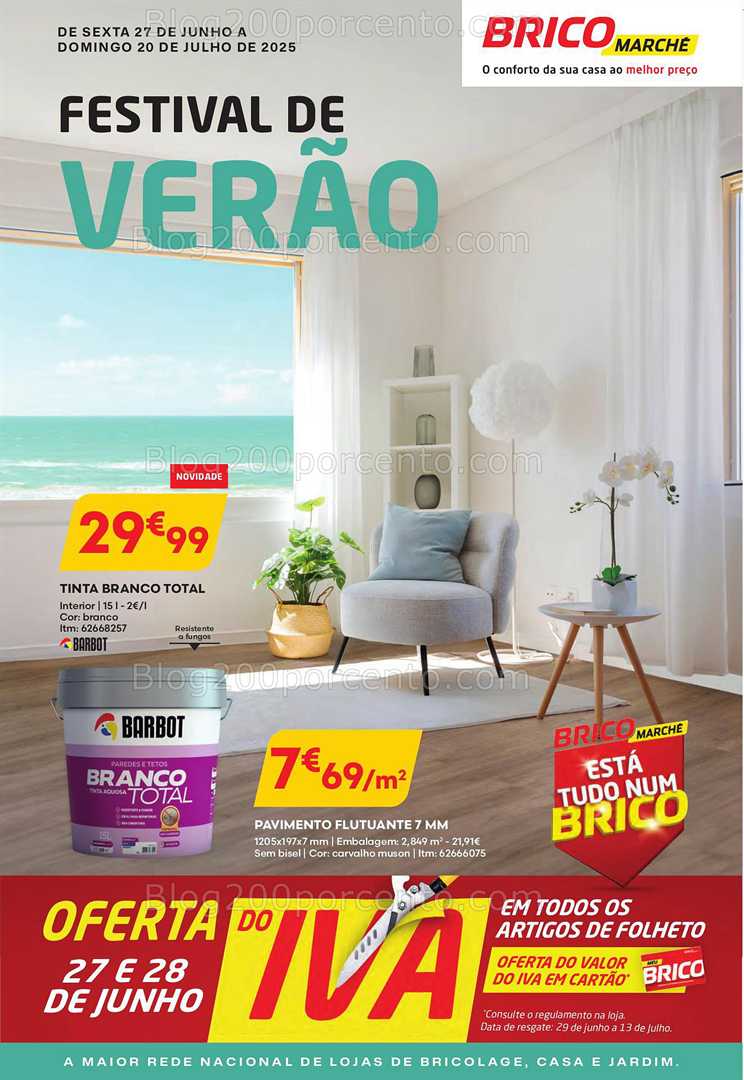 Antevisão Folheto BRICOMARCHÉ Promoções de 27 junho a 20 julho all