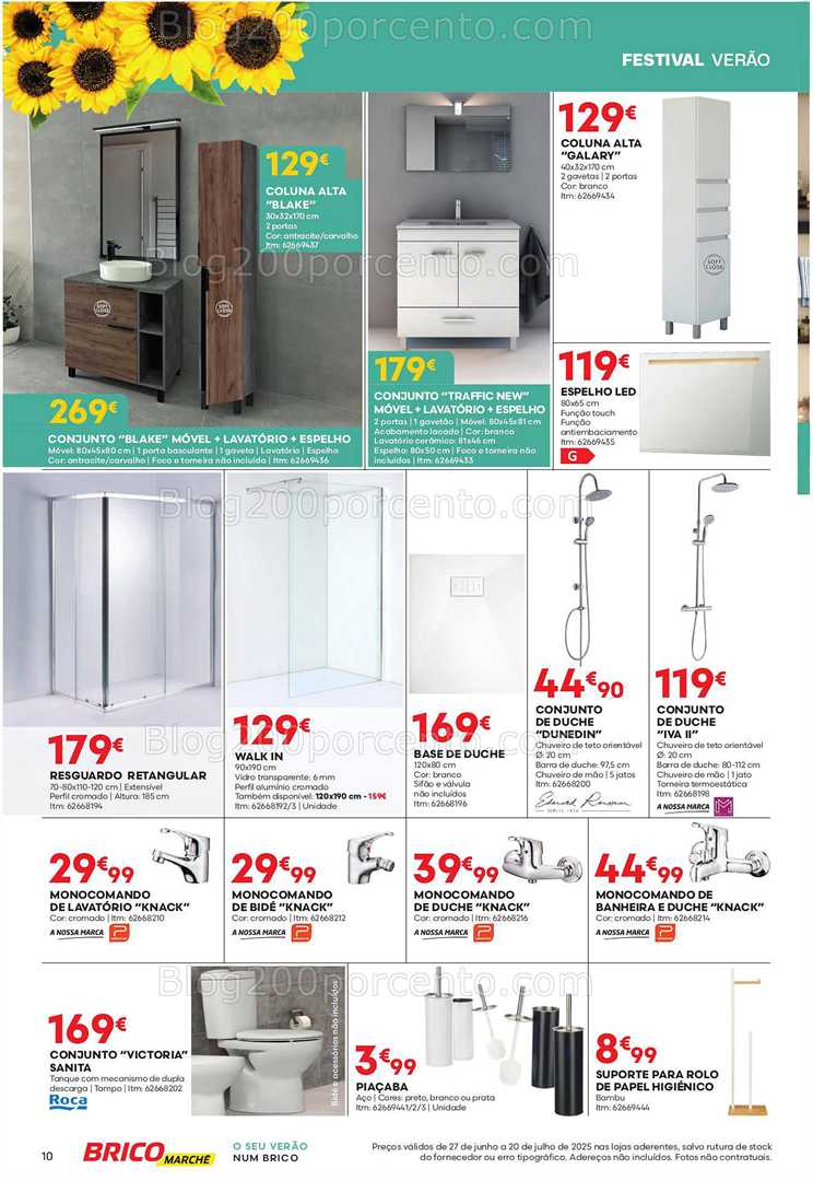 Antevisão Folheto BRICOMARCHÉ Promoções de 27 junho a 20 julho all