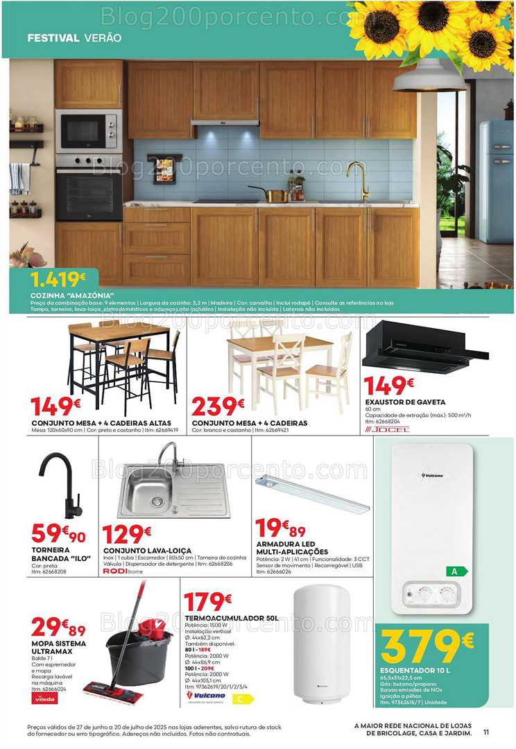 Antevisão Folheto BRICOMARCHÉ Promoções de 27 junho a 20 julho all