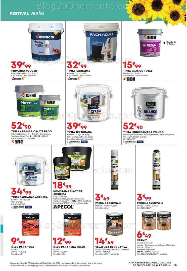 Antevisão Folheto BRICOMARCHÉ Promoções de 27 junho a 20 julho all