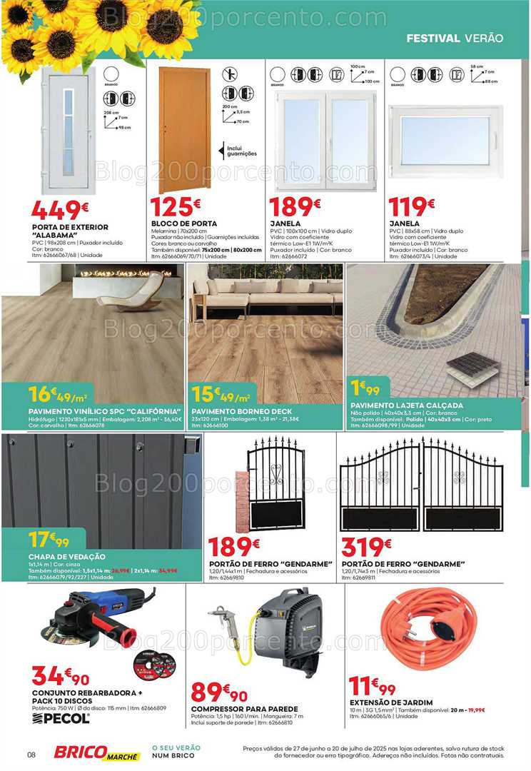 Antevisão Folheto BRICOMARCHÉ Promoções de 27 junho a 20 julho all