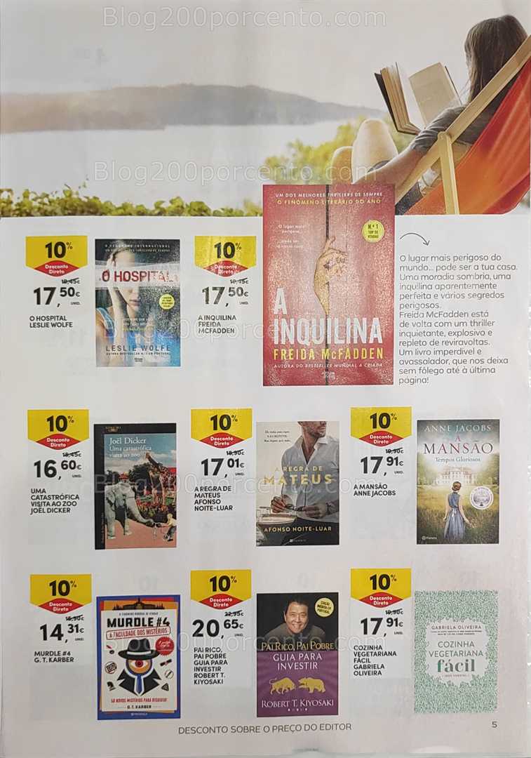 Antevisão Folheto CONTINENTE Livros Promoções de 24 junho a 6 julho all