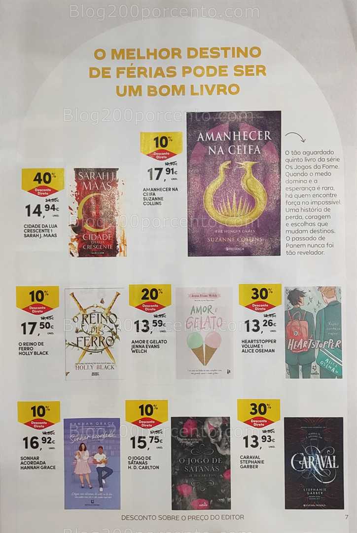 Antevisão Folheto CONTINENTE Livros Promoções de 24 junho a 6 julho all