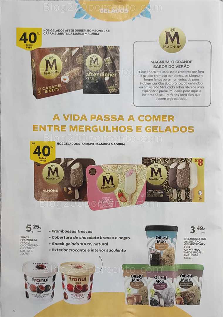 Antevisão Folheto CONTINENTE Gelados e Bebidas verão Promoções de 24 junho a 6 julho all