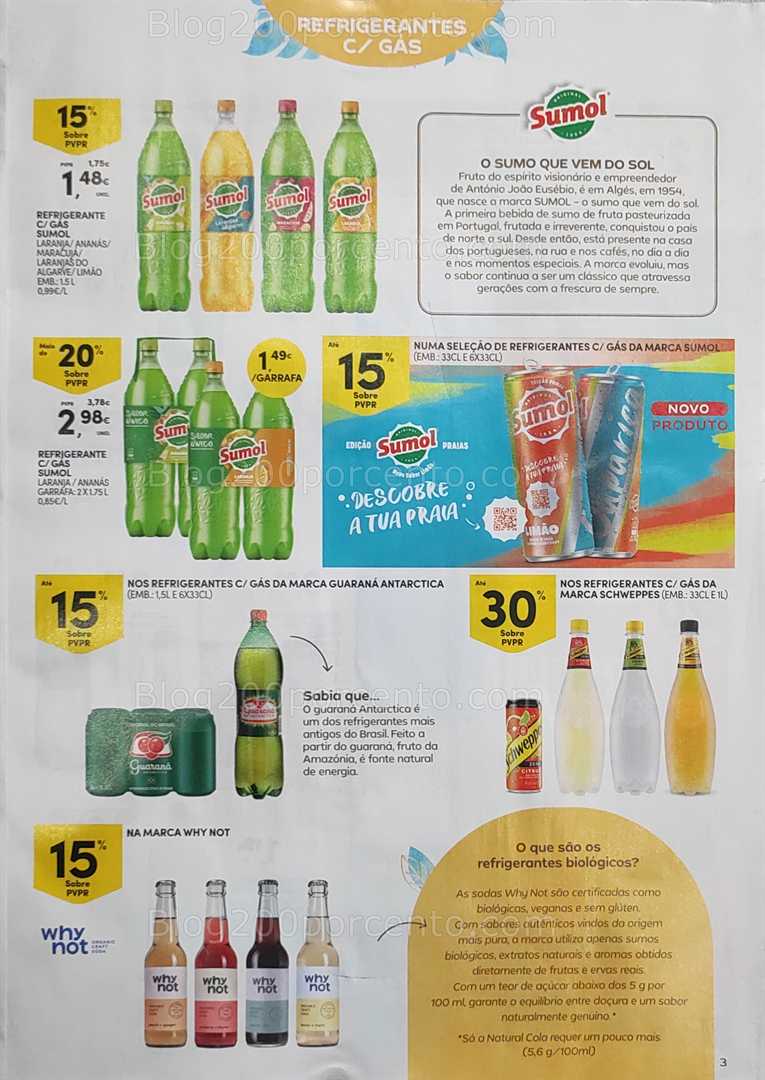 Antevisão Folheto CONTINENTE Gelados e Bebidas verão Promoções de 24 junho a 6 julho all