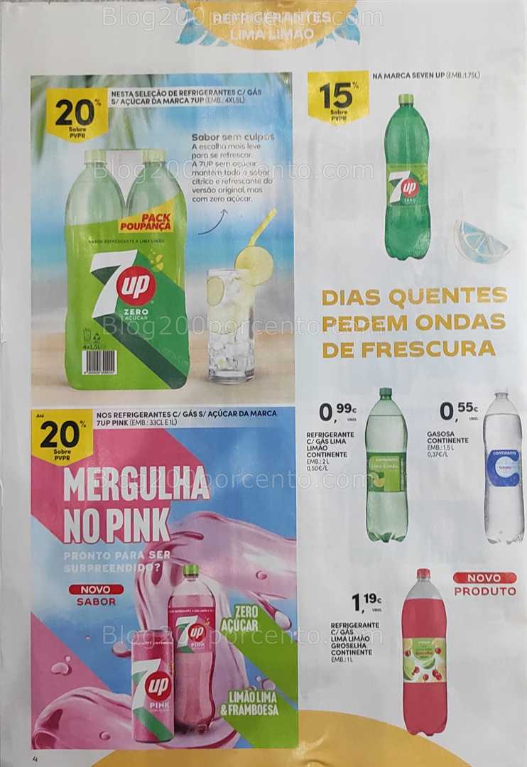 Antevisão Folheto CONTINENTE Gelados e Bebidas verão Promoções de 24 junho a 6 julho all