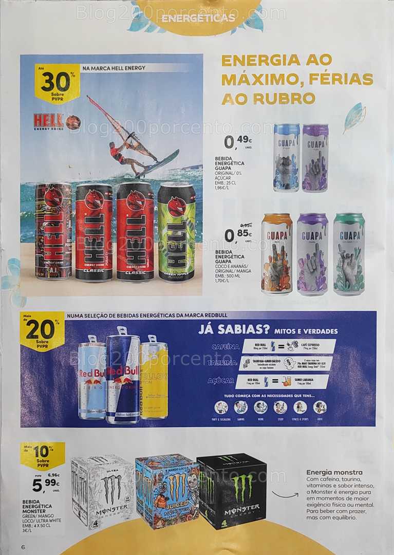 Antevisão Folheto CONTINENTE Gelados e Bebidas verão Promoções de 24 junho a 6 julho all