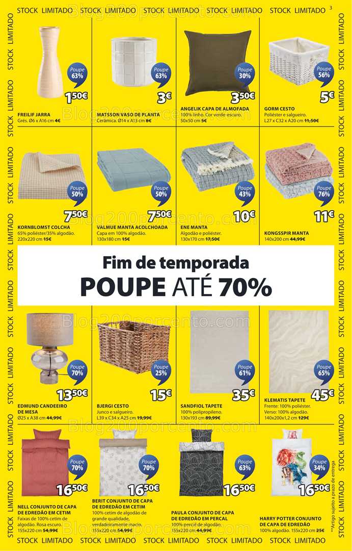Antevisão Folheto JYSK Saldos Promoções de 26 junho a 16 julho all