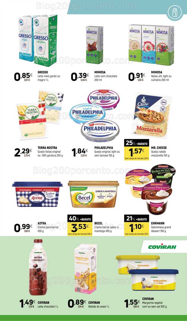 Antevisão Folheto COVIRAN Promoções de 1 a 13 julho all