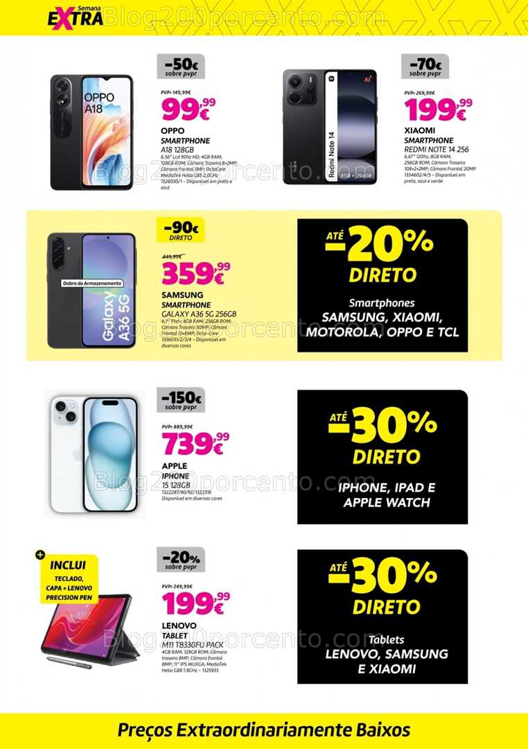 Antevisão Folheto RADIO POPULAR Extra Promoções de 1 a 7 julho all