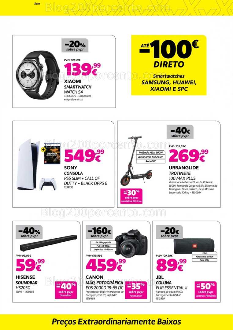 Antevisão Folheto RADIO POPULAR Extra Promoções de 1 a 7 julho all