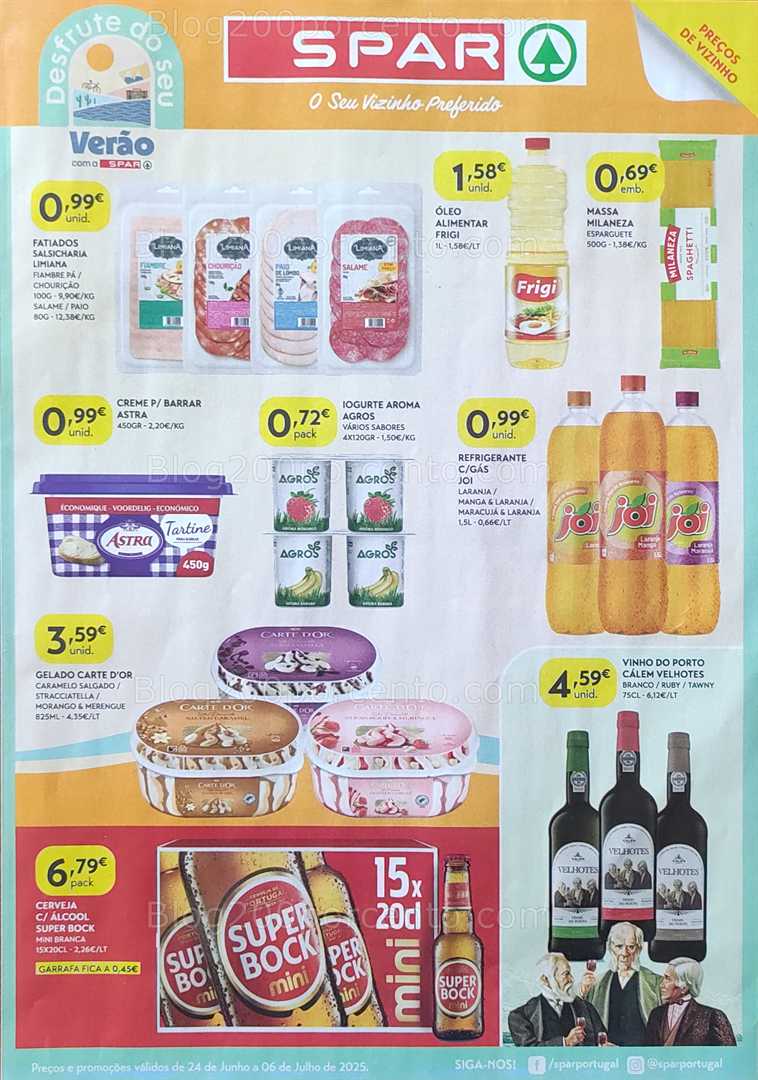 Antevisão Folheto SPAR Promoções de 24 junho a 6 julho