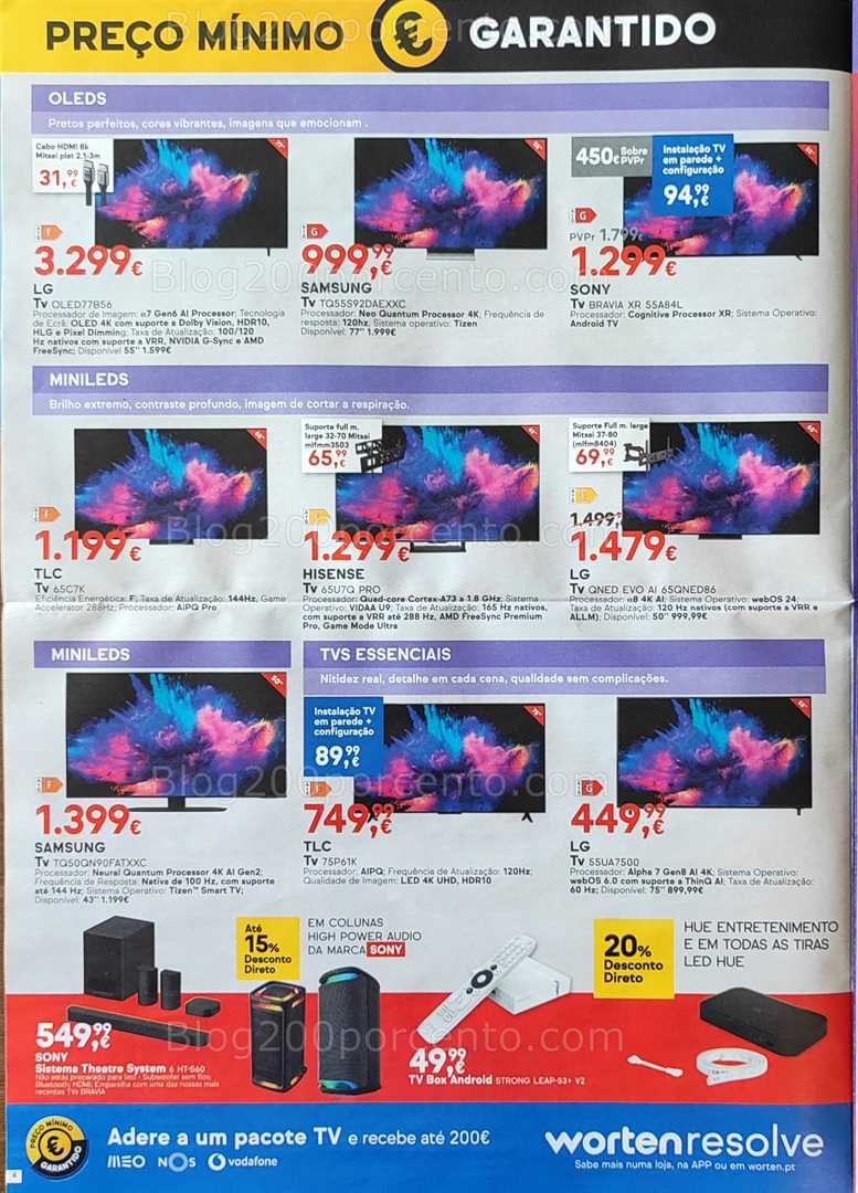 Antevisão Folheto WORTEN Promoções de 24 a 30 junho
