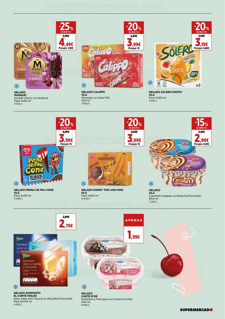 Antevisão Folheto EL CORTE INGLÉS Promoções de 11 a 24 julho