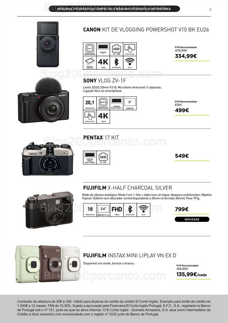 Antevisão Folheto EL CORTE INGLÉS Promoções de 15 julho a 10 agosto