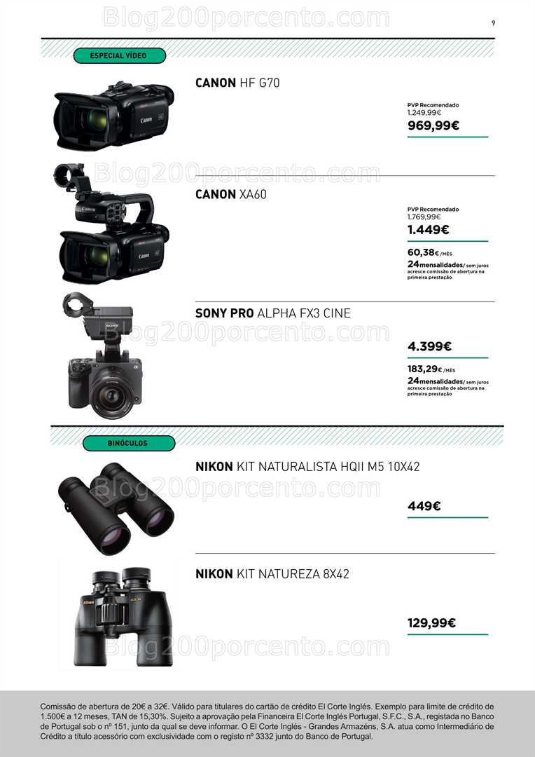 Antevisão Folheto EL CORTE INGLÉS Promoções de 15 julho a 10 agosto