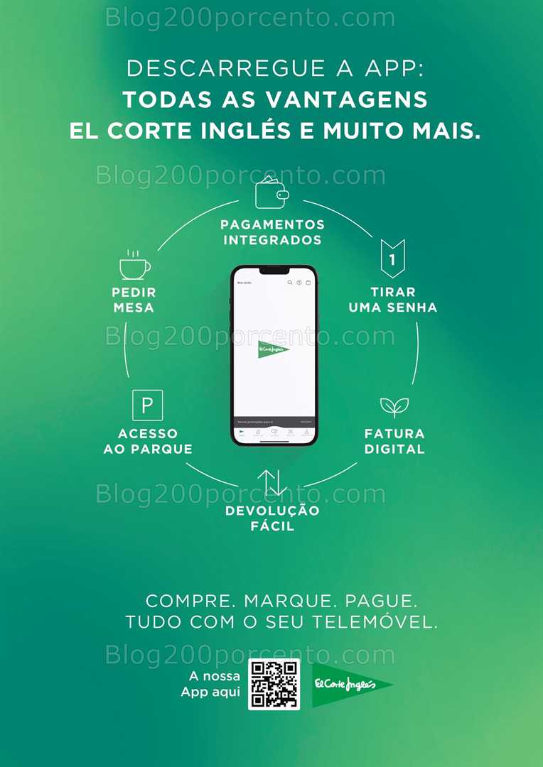 Antevisão Folheto EL CORTE INGLÉS Promoções de 15 julho a 10 agosto