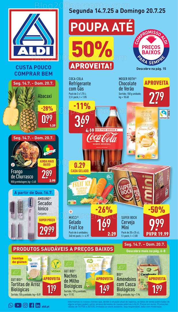 Antevisão Folheto ALDI Promoções de 14 a 20 julho all