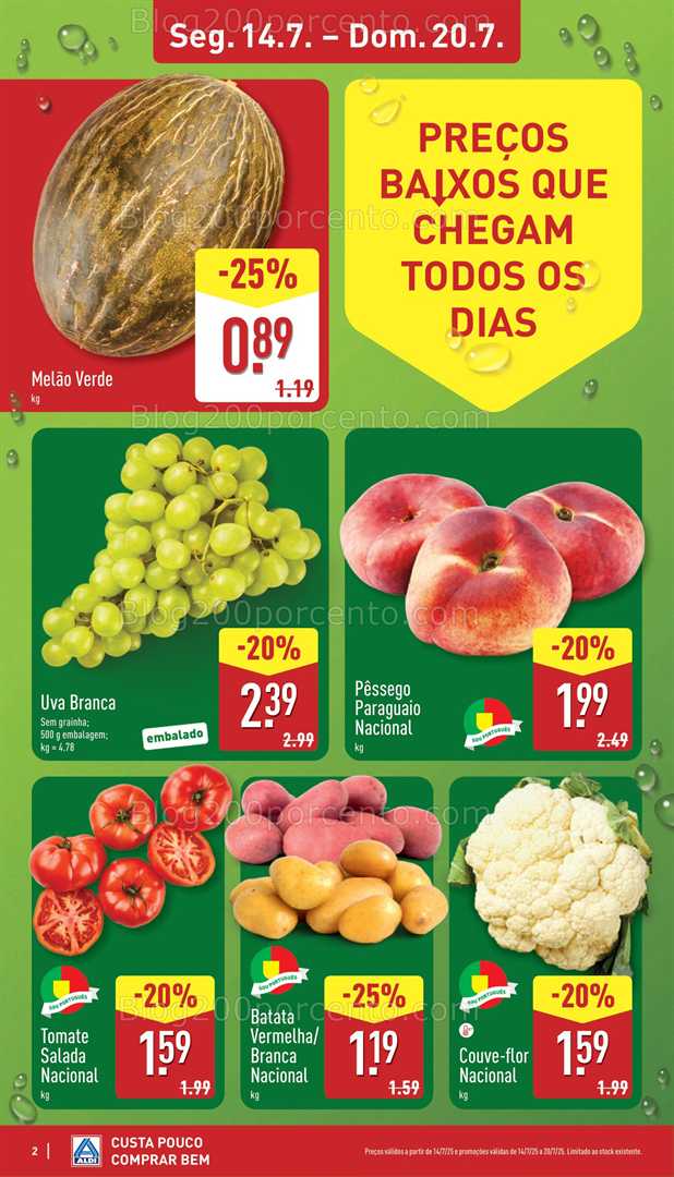 Antevisão Folheto ALDI Promoções de 14 a 20 julho all