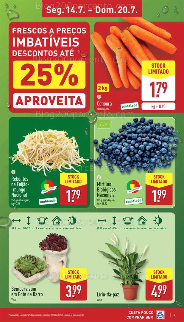 Antevisão Folheto ALDI Promoções de 14 a 20 julho all