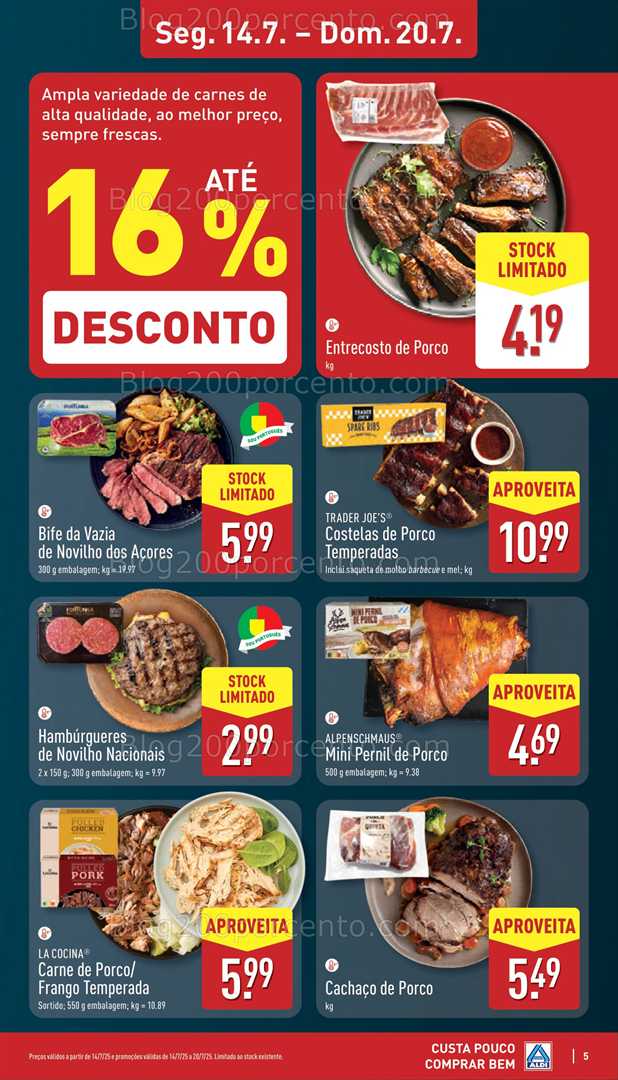 Antevisão Folheto ALDI Promoções de 14 a 20 julho all