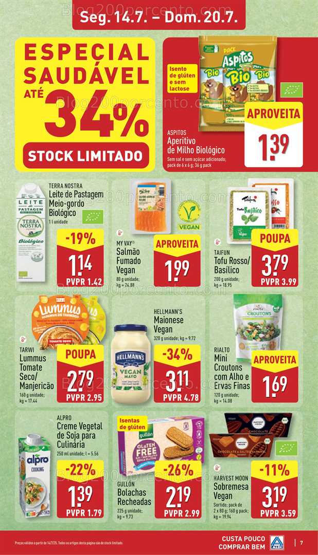 Antevisão Folheto ALDI Promoções de 14 a 20 julho all