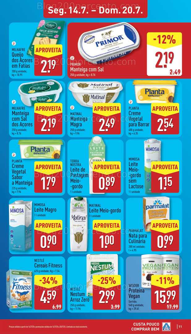 Antevisão Folheto ALDI Promoções de 14 a 20 julho all