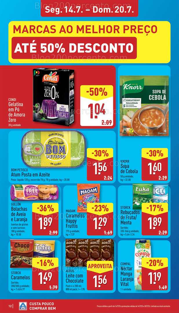 Antevisão Folheto ALDI Promoções de 14 a 20 julho all