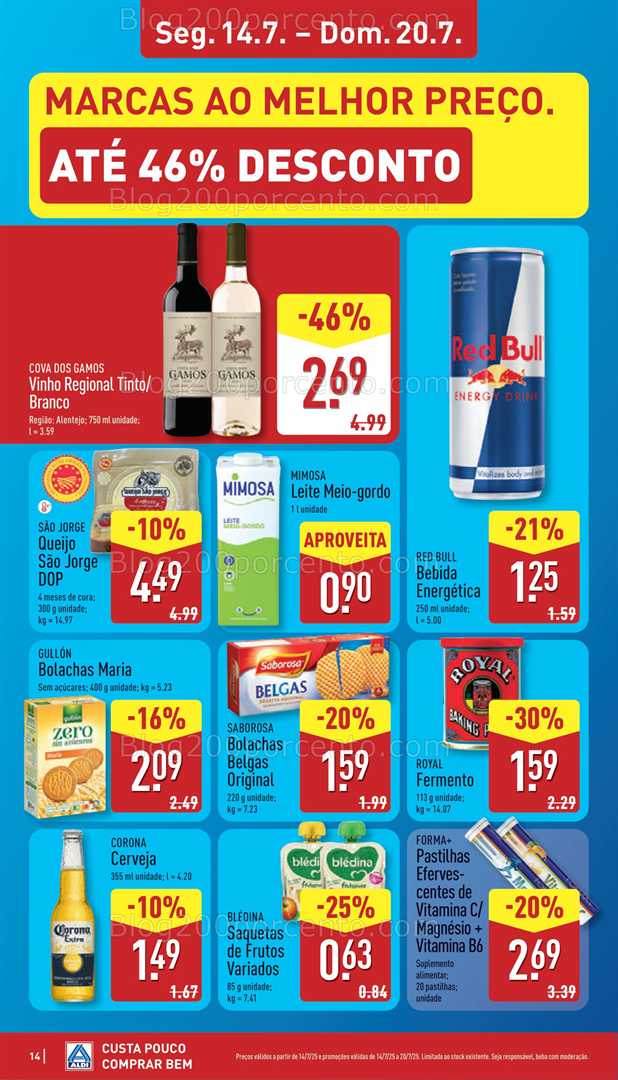 Antevisão Folheto ALDI Promoções de 14 a 20 julho all