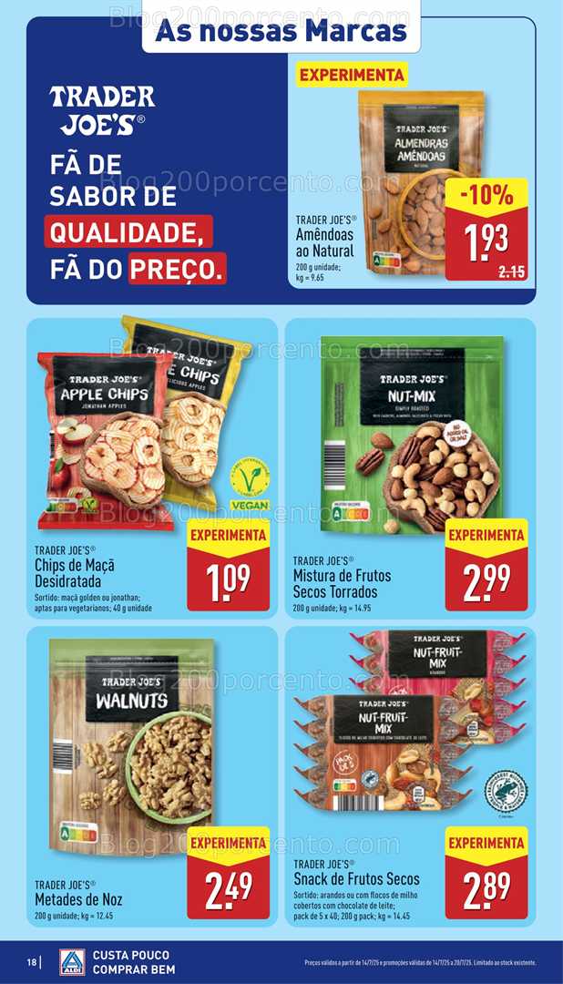 Antevisão Folheto ALDI Promoções de 14 a 20 julho all