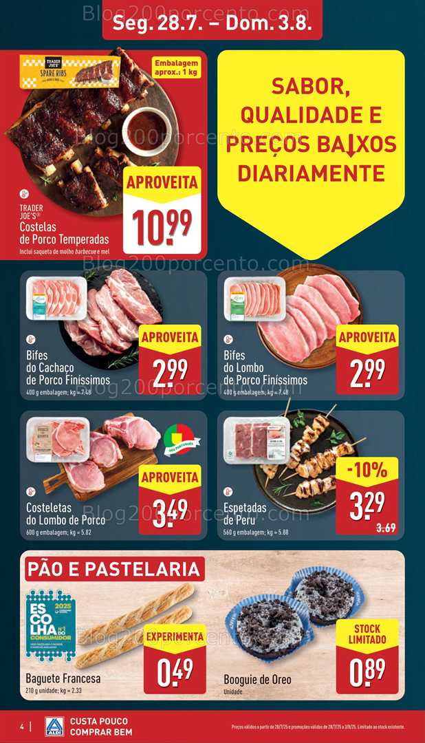 Antevisão Folheto ALDI Promoções de 28 julho a 3 agosto all