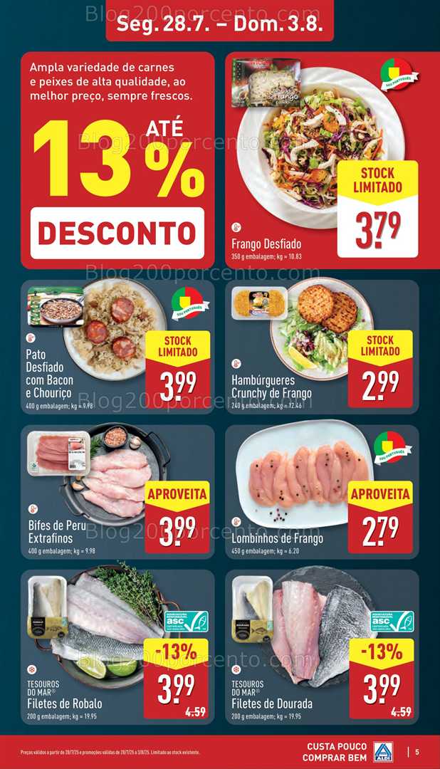 Antevisão Folheto ALDI Promoções de 28 julho a 3 agosto all