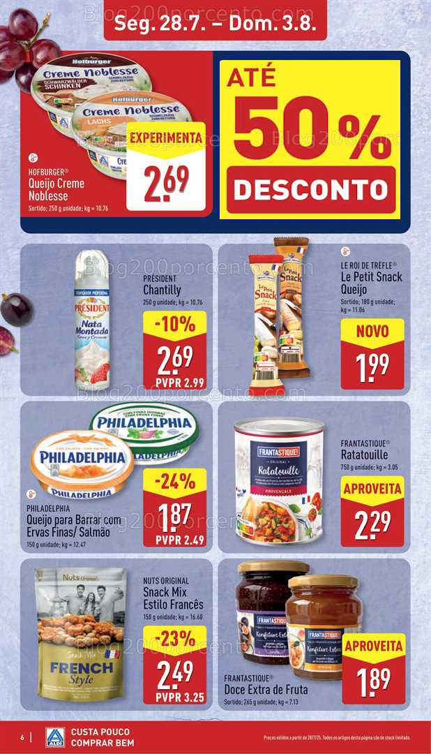 Antevisão Folheto ALDI Promoções de 28 julho a 3 agosto all