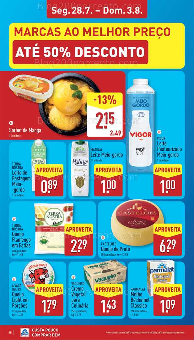 Antevisão Folheto ALDI Promoções de 28 julho a 3 agosto all