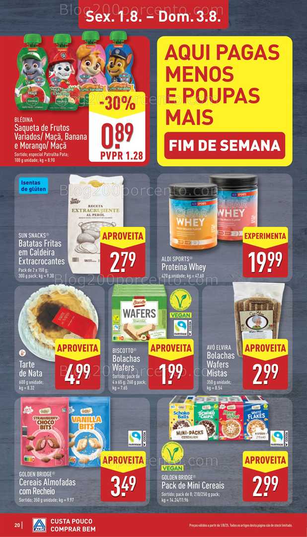 Antevisão Folheto ALDI Promoções de 28 julho a 3 agosto all