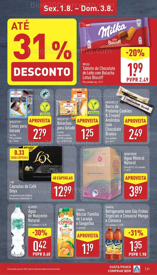 Antevisão Folheto ALDI Promoções de 28 julho a 3 agosto all
