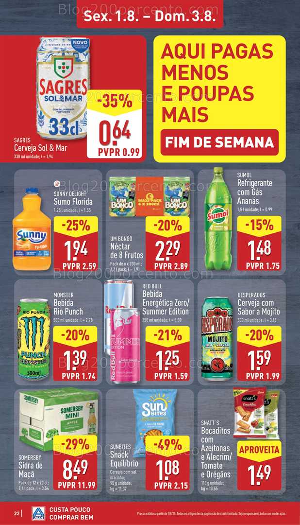 Antevisão Folheto ALDI Promoções de 28 julho a 3 agosto all