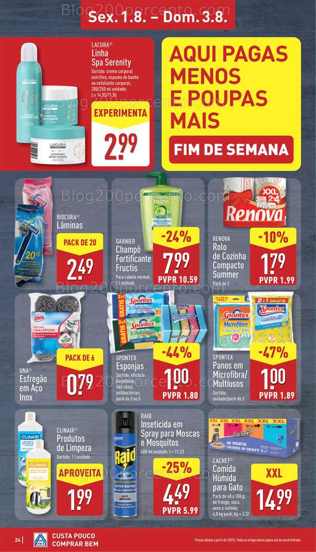 Antevisão Folheto ALDI Promoções de 28 julho a 3 agosto all