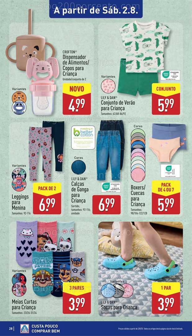 Antevisão Folheto ALDI Bazar Promoções de 28 julho a 3 agosto bazar