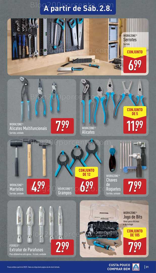 Antevisão Folheto ALDI Bazar Promoções de 28 julho a 3 agosto bazar