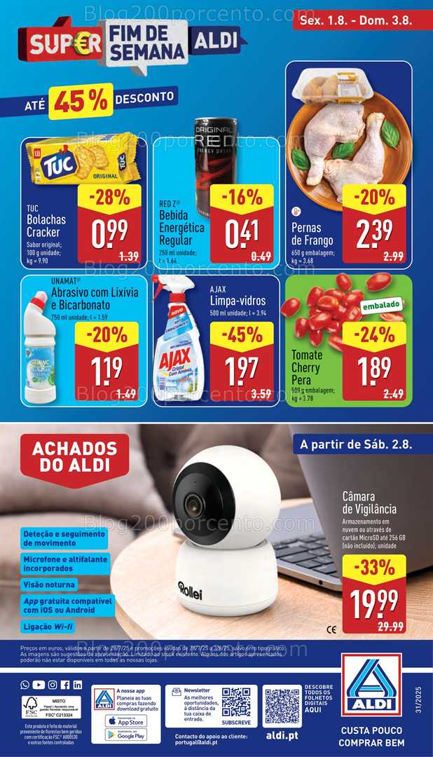 Antevisão Folheto ALDI Bazar Promoções de 28 julho a 3 agosto bazar