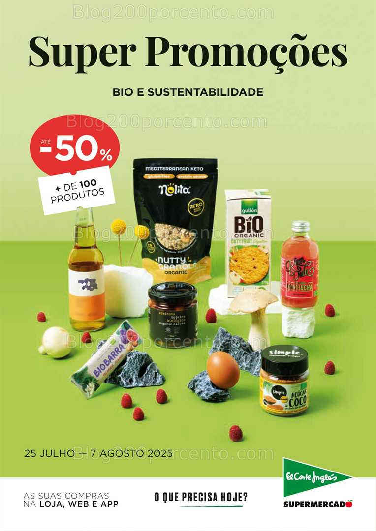 Antevisão Folheto EL CORTE INGLÉS Promoções 25 julho a 7 agosto all
