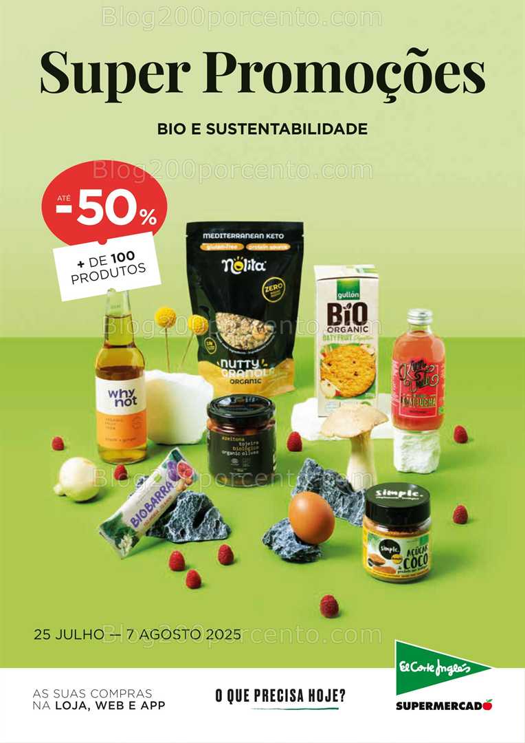 Antevisão Folheto EL CORTE INGLÉS Promoções 25 julho a 7 agosto all