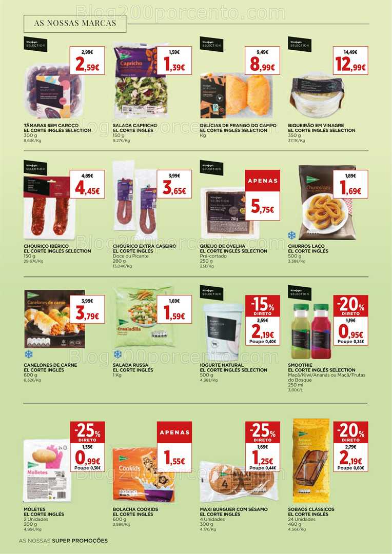 Antevisão Folheto EL CORTE INGLÉS Promoções 25 julho a 7 agosto all