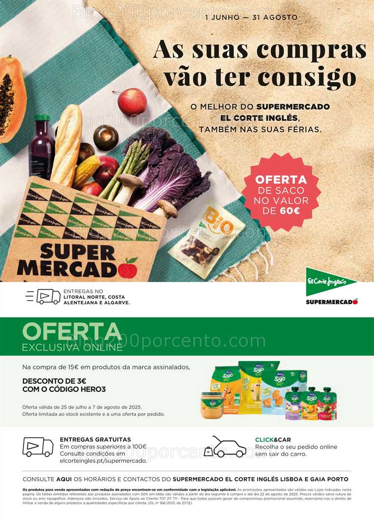 Antevisão Folheto EL CORTE INGLÉS Promoções 25 julho a 7 agosto all